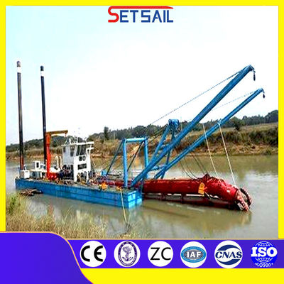 Siemens PLC 6 Inch Cutter Suction Dredger con 38kw Cutter Head Power e Hydrocyclone