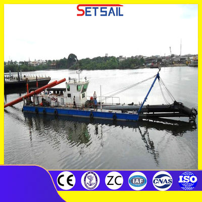 Siemens PLC 6 Inch Cutter Suction Dredger con 38kw Cutter Head Power e Hydrocyclone