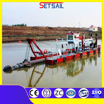 Siemens PLC 6 Inch Cutter Suction Dredger con 38kw Cutter Head Power e Hydrocyclone