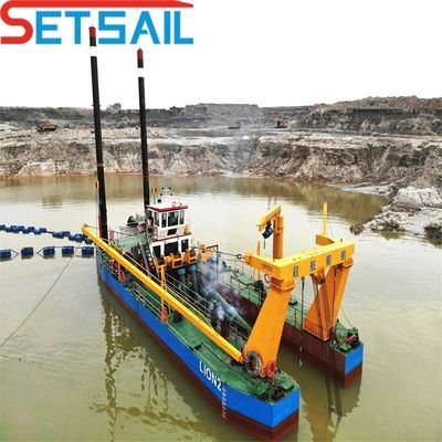 Scavatrice a pompa solida da 6 pollici con flusso d'acqua di 450 m3 e larghezza totale di 3,2 metri