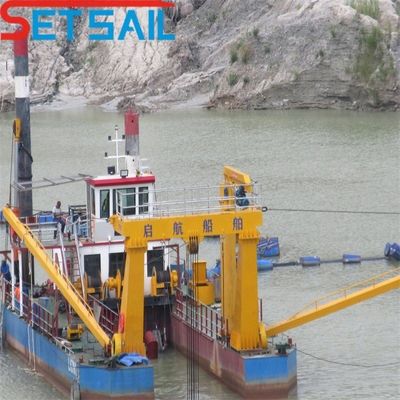 Scavatrice a pompa solida da 6 pollici con flusso d'acqua di 450 m3 e larghezza totale di 3,2 metri