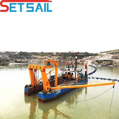 Dredger di sabbia ad aspirazione da 6 pollici con capacità solida di 90 m3