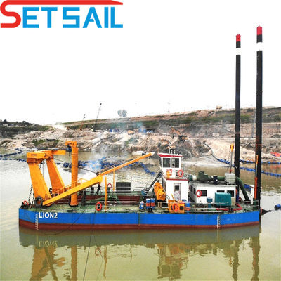 Dredger di sabbia ad aspirazione da 6 pollici con capacità solida di 90 m3