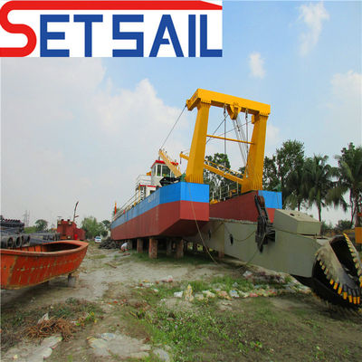 Richiesta personalizzata Cutter motore diesel durevole Suction draggers con sistema idraulico