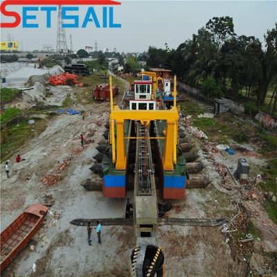 8 Inch River Sand Dredger / Mud Dredger / Clay Dredger QH-D97 con 5000m3 di flusso d'acqua
