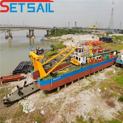 8 Inch River Sand Dredger / Mud Dredger / Clay Dredger QH-D97 con 5000m3 di flusso d'acqua