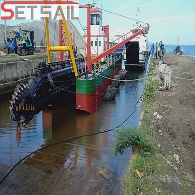 Dredger a aspirazione da 24 pollici con certificazione ISO 9000 e peso lordo di 245000.000 kg