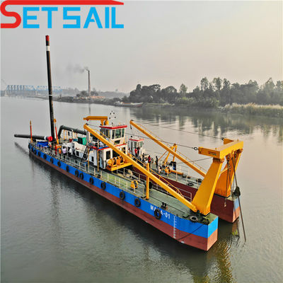 Controllo idraulico Rivers Sand Cutter Suction Dredger con flussometro di Siemens PLC