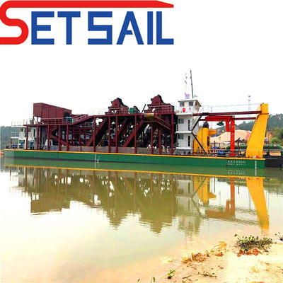 Dredger a aspirazione a taglio di 7000 m3 con testa di taglio di diametro di 2200 mm e flusso di acqua limpida