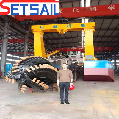 1500m3/h Capacità pompa di fango Shijiazhuang 32 pollici Cutter aspiratore di sabbia dragaglio per il dragaglio