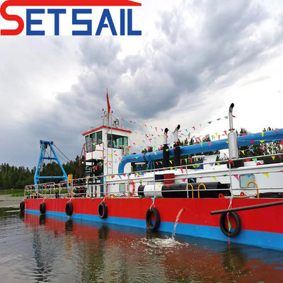 Dredger ad aspirazione a motore diesel con diametro di testa di taglio di 2350 mm