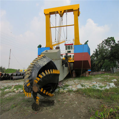 Scavatrice di aspirazione da 32 pollici con Cummins Harbour Generator 103kw e flusso d'acqua di 7500m3