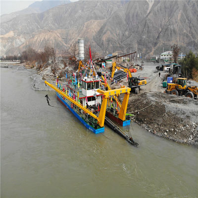 Scavatrice di aspirazione da 32 pollici con Cummins Harbour Generator 103kw e flusso d'acqua di 7500m3
