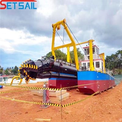 3900cm * 860cm * 200cm Package Cutter Suction Sand Dredging Ship con Anchor Boom
