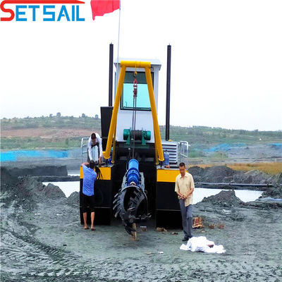 3900cm * 860cm * 200cm Package Cutter Suction Sand Dredging Ship con Anchor Boom