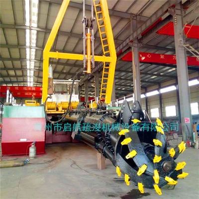 QHCSD-190 Siemens PLC Motore Diesel Cutter Suction Dredger per lavori di dragaggio di precisione