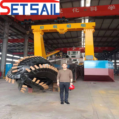 Fada Gerbox Motore Diesel Cutter Suction Dredging Sand Ship per fango fluviale e standard