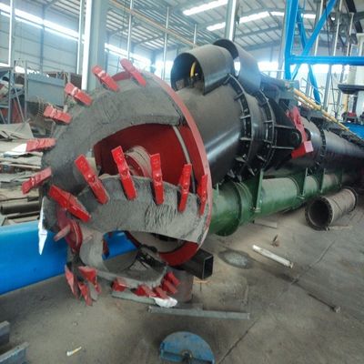 Motore diesel personalizzabile, tagliatore di aspirazione, barca per il dragaggio della sabbia con pompa sottomarina
