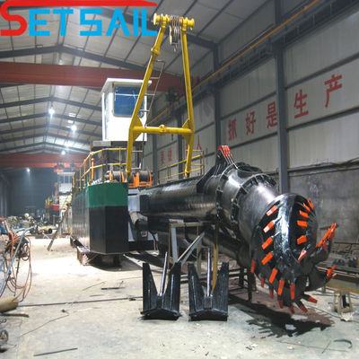 Nave di aspirazione a pompa di sabbia del fiume Shijiazhuang con flusso d'acqua elevato 450-20000m3