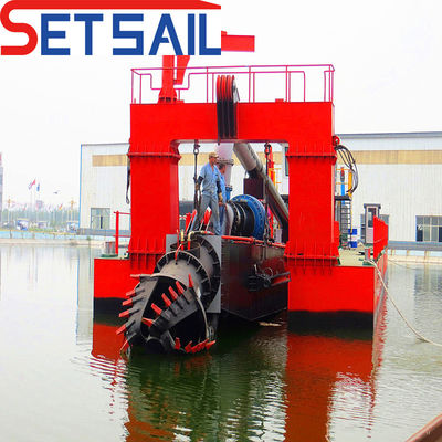 250ND-800ND Pump Size Cutter Suction Dredger con motore diesel e sistema di monitoraggio