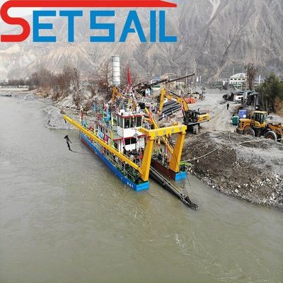 736kw motore ausiliare azionato da ciclone tipo 28 pollici Cutter Suction Sand Dredger per il fiume