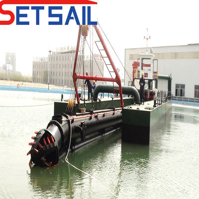 Operazione senza sforzo Diesel Tagliatore idraulico Succion Sand Boat con sistema di monitoraggio