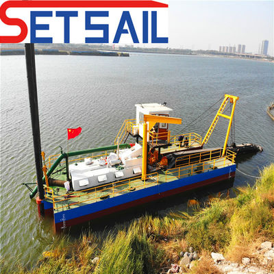 Rexroth Hydraulic 12 Inch Cutter Suction River Sand Boat con 10mm Deck Plate CTS Slot