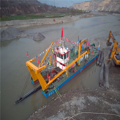 Servizio post-vendita a vita QHCSB-40 24 pollici Cutter Suction Dredging Boat per il dragaggio