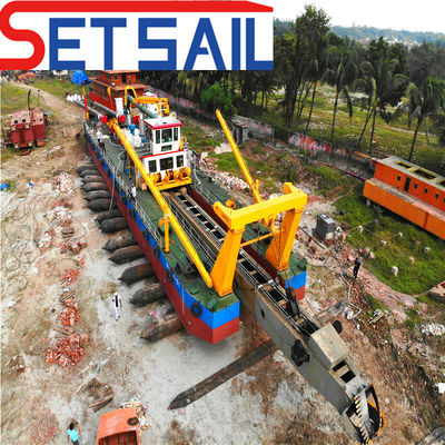 900-1200 metri cubi motore diesel motore idraulico tagliatore aspiratore dragaglio 26 pollici