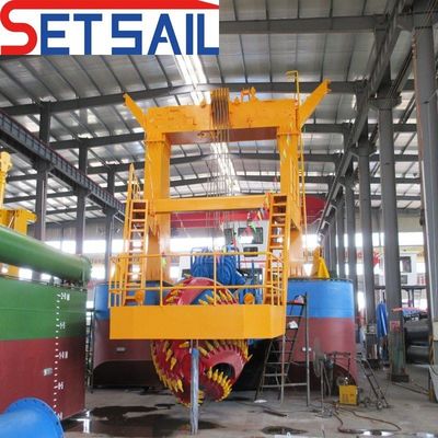 Potenza del motore principale 1620 Kw Controllo idraulico personalizzato 26 pollici Cutter Suction Dredger