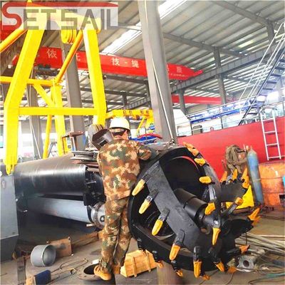 Tipo ciclone Ferro fuso Ciclone Motore diesel Dredger di sabbia fluviale con pompa idraulica