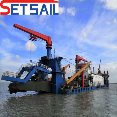 245000.000kg Peso lordo 24 pollici Cutter Suction Dredger con 2190kw di potenza del motore principale