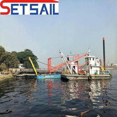 245000.000kg Peso lordo 24 pollici Cutter Suction Dredger con 2190kw di potenza del motore principale