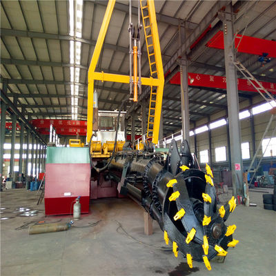 Dredger a aspirazione da 24 pollici da taglio 2190kw Potenza del motore principale 2050 mm Diametro della testa da taglio