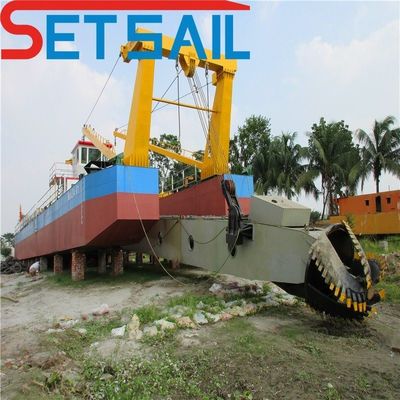 Durabile 26 pollici Cutter Suction Dredger con 450kw Cutter Head Potenza e idrociclone