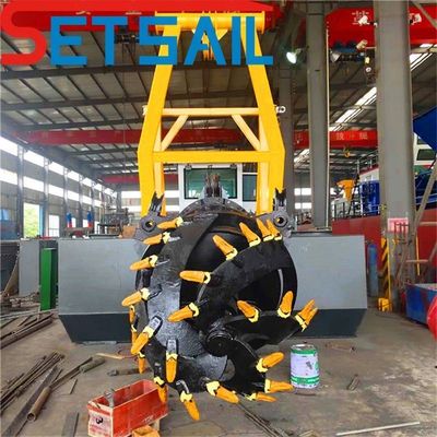 Durabile 26 pollici Cutter Suction Dredger con 450kw Cutter Head Potenza e idrociclone