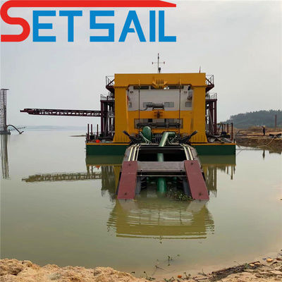 2400mm Cutter Suction Sand Dredger con Anchor Boom personalizzato per le vostre specifiche
