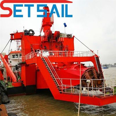 2400mm Cutter Suction Sand Dredger con Anchor Boom personalizzato per le vostre specifiche