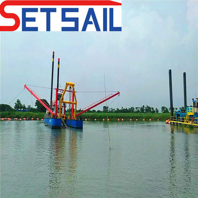 137L Consumo totale di carburante 18 Inch Cutter Suction Sand Dredger con motore diesel Weichai