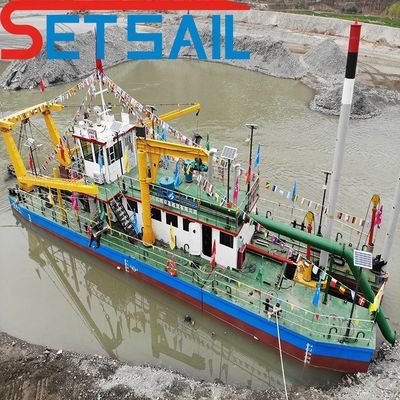 1800.00cm * 380.00cm * 250.00cm Dredger idraulico a aspirazione da 24 pollici