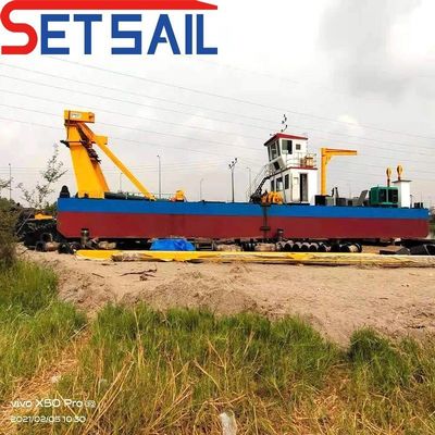 Dredging del fiume Dredger di sabbia da 24 pollici con capacità di 1100 metri cubi Dredging profondità 20m