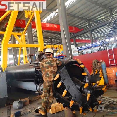 230000.000kg Peso lordo Pacchetto Customized Cutter Suction River Mud Dredger per la sabbia