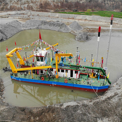 Siemens PLC System 24 Inch Cutter Suction Dredger con flusso d'acqua di 5500 metri cubi