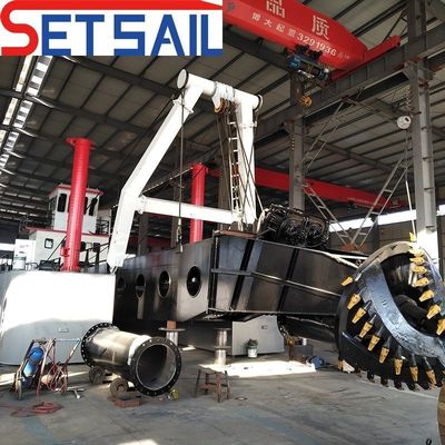 Set Vela 24 pollici Cutter Suction draggers con Siemens PLC 41 metri lunghezza totale scelta