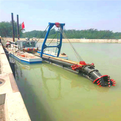 20 pollici Cutter Suction River Sand Dredger per il porto richiesta personalizzata Altura totale 7m