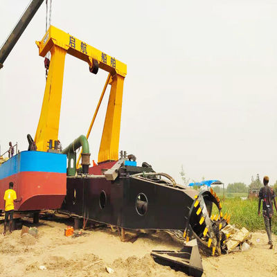 20 pollici Cutter Suction River Sand Dredger per il porto richiesta personalizzata Altura totale 7m