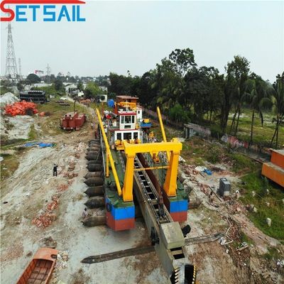 20 pollici Setsail River Cutter Suction Sand Dredger con e 1500m Distanza di uscita