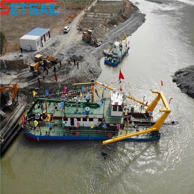 20 pollici Setsail River Cutter Suction Sand Dredger con e 1500m Distanza di uscita