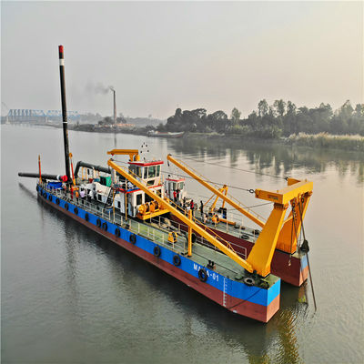 Cummins Motore Diesel 24 pollici Cutter Suction Dredger per l'estrazione di sabbia nei fiumi