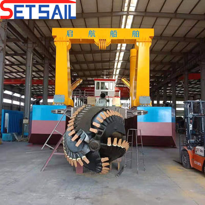 Dredger da 20 pollici con tipo ciclone idrociclo Distanza di uscita 1500m Motore diesel